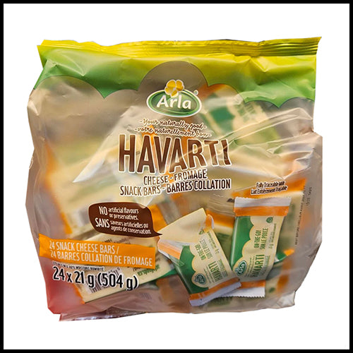 (COSTCO BULK) Arla Havarti Snack Cheese 24x21g