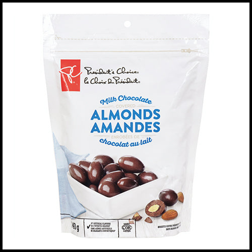 President's Choice Milk Chocolate Covered Almonds 700g