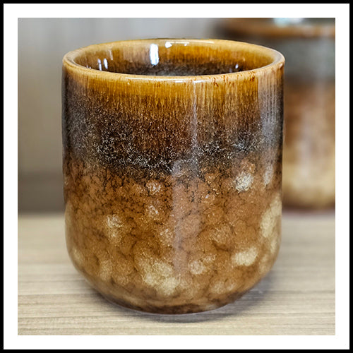 Candle Vase Brown