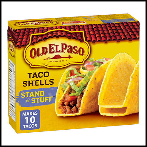 Old El Paso Hard Taco Shells Stand n' Stuff 10pk