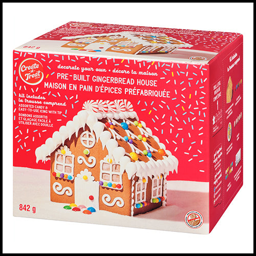 **LIMITED TIME** Create A Treat Cookie Decorating Kit Pre-Built Gingerbread House