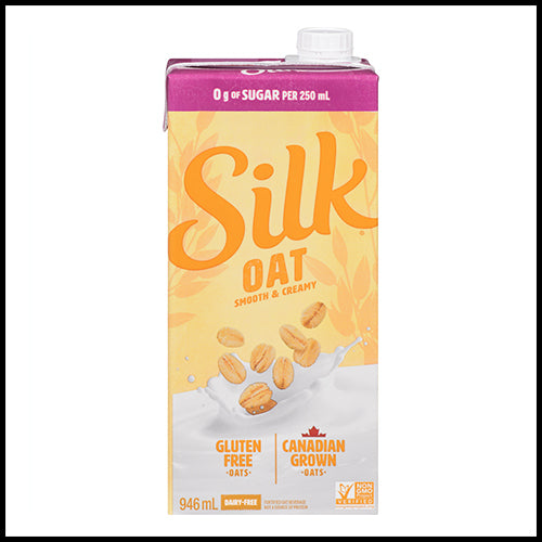 Silk Plain Unsweetened Oat Milk 946ml