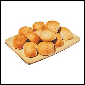 BakedInStore Dinner Rolls White 12pk