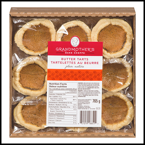 Grandmother's Bake Shoppe Butter Tarts 9pk