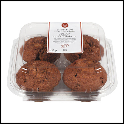 COR Muffins Cinnamon Coffee Cake 4pk