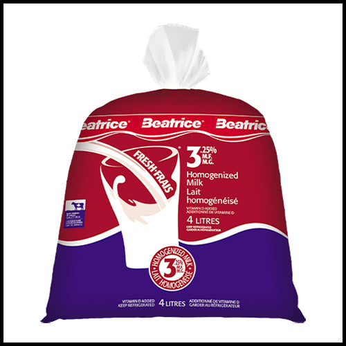 Beatrice 3.25% Milk 4L