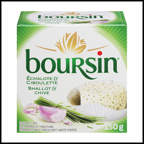 Boursin Shallot & Chive Cheese 150g