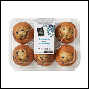 Farmers Market Muffins Blueberry 6pk 570 g