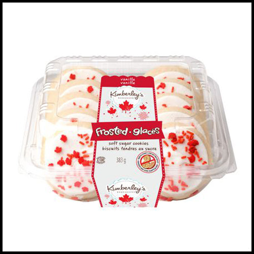 **LIMITED TIME** Kimberly's Bakeshoppe Cookies Frosted Sugar Canada Day 10ct