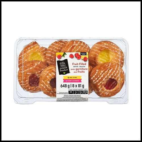 Your Fresh Market Danish Lemon & Raspberry 8pk