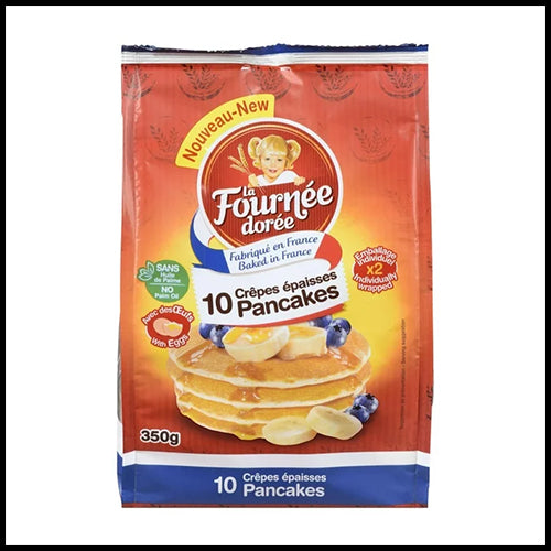 La Fournee Doree Brioche Pancakes 10pk