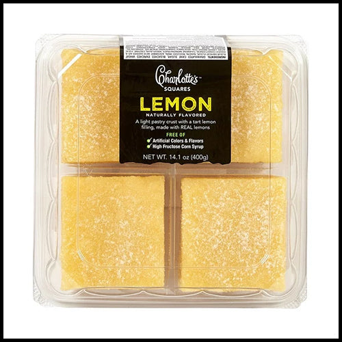 Charlotte's Squares Lemon 4pk