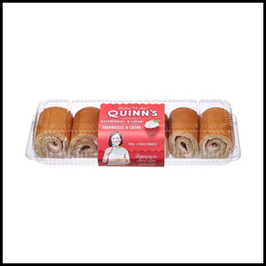 Quinn's Swiss Rolls Raspberries N Cream 6pk