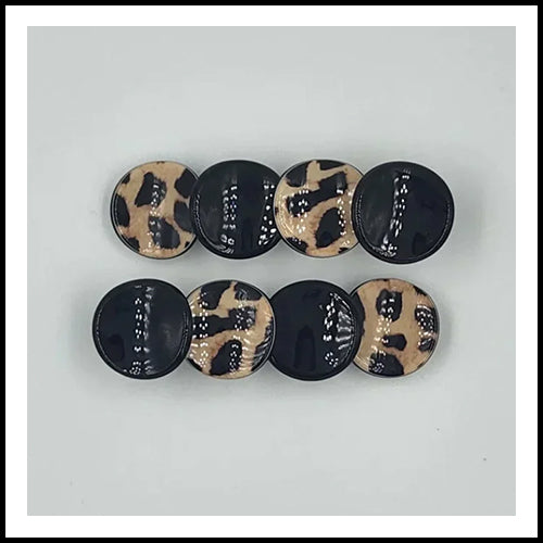 Leopard Panache Clips