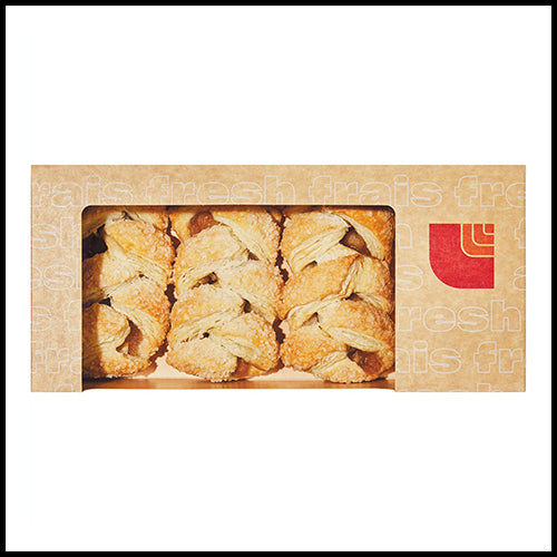 BakedInStore Braids Apple Strudel 4pk