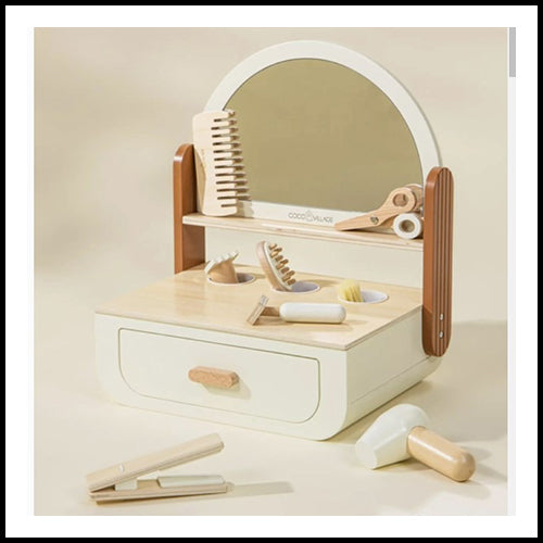 Coco Village Wooden Beauty Station Playset and Accessories