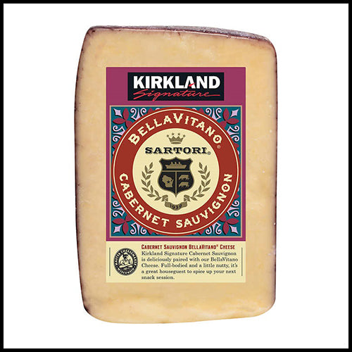 Kirkland BellaVitano Cabernet Sauvignon Cheese 450g