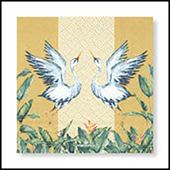 Manor Road Birds of Paradise Luncheon Napkins 20pk