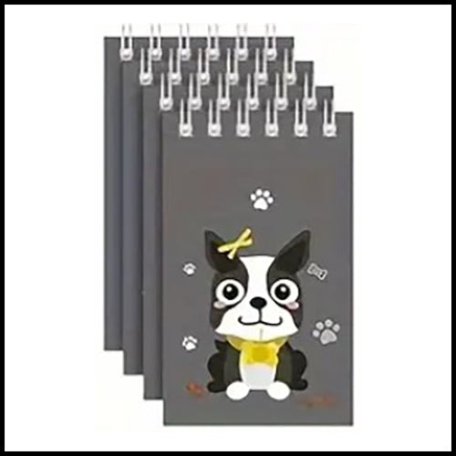 Boston Terrier Spiral Note Pad