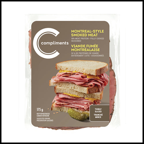 Compliments Montreal-Style Smoked Meat 175g