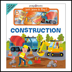 Priddy Book - Let's Learn & Play - Construction (Boardbook)