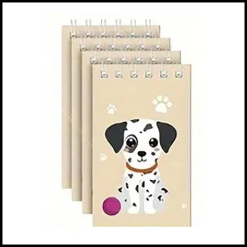 Dalmatian Spiral Note Pad