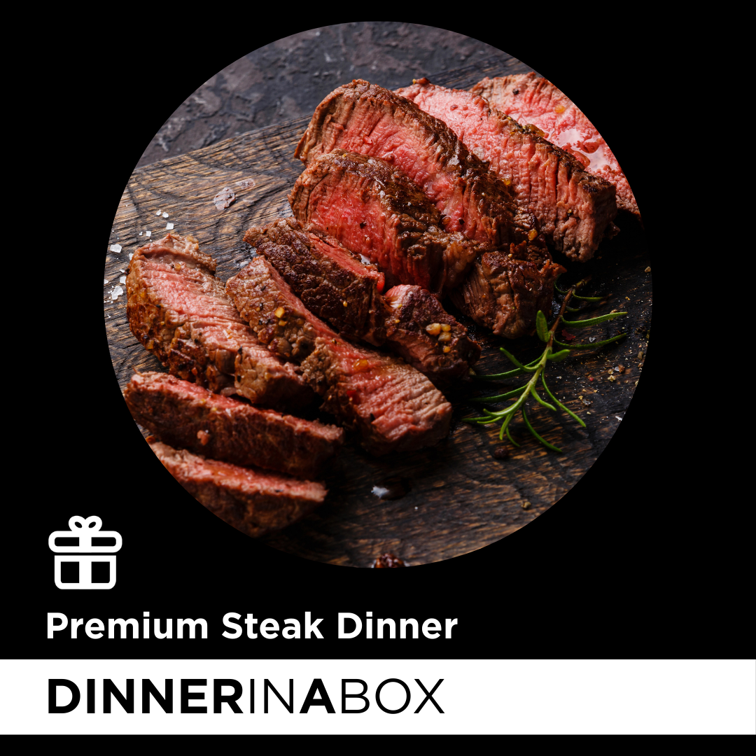 Premium Steak Dinner In A Box - Large (4 Rib eyes)
