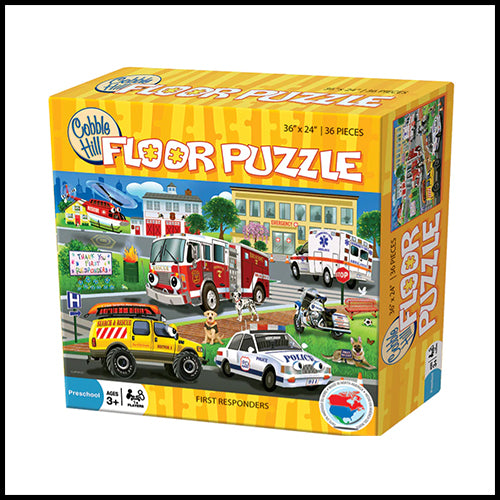 Cobble Hill Floor Puzzle - First Responders (36pc)