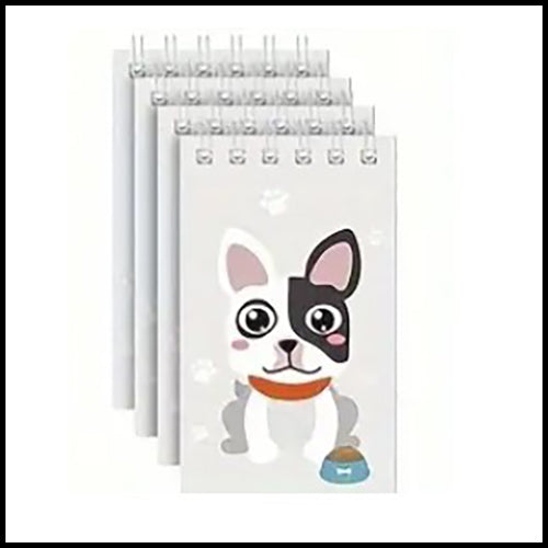 Frenchie Spiral Note Pad