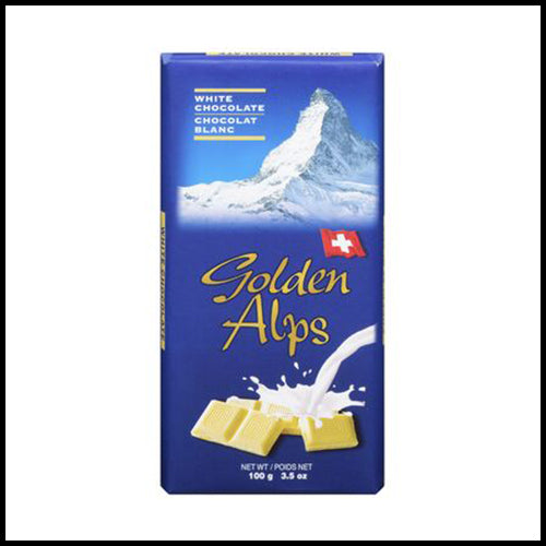 Golden Alps Swiss White Chocolate Bar 100g