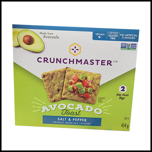 (COSTCO BULK) Crunchmaster Avocado Toast Salt & Pepper 454g