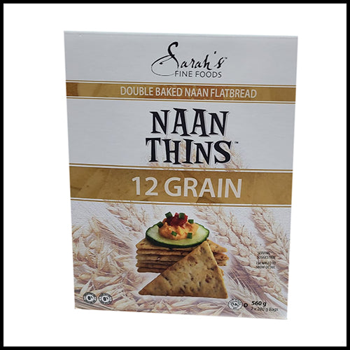 (COSTCO BULK) Sarah's Naan Thins 12 Grain 560g