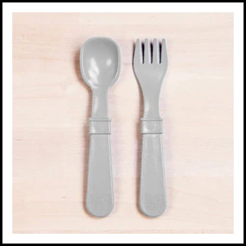 RePlay 8Pkg Utensils  -Grey