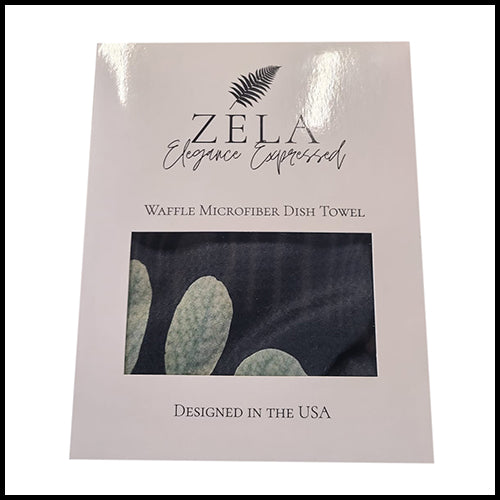 Zela Greenery Waffle Microfiber DishTowel