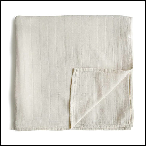 Mushie Muslin Cloth - Fog