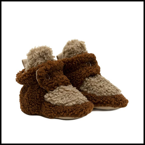 Robeeze Soft Sole Serpa Booties - Caramel - 3-6mths