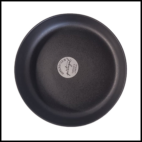 Black Shallow Serving Bowl