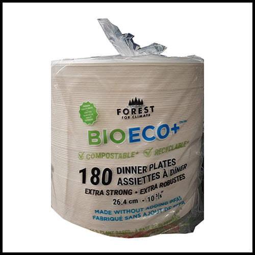 Forest Bio Eco Disposable Dinner Plates 26.4cm 180ct