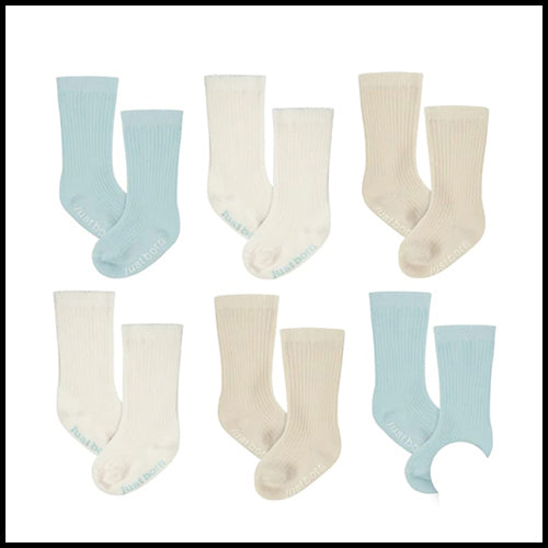 Just Born  Socks - 6pk