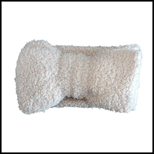 Teddy Bear BIG Bow Bands - Cream