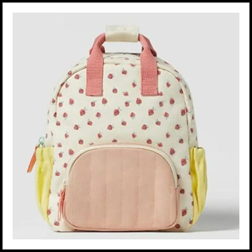 Girls Colour Block Backpack