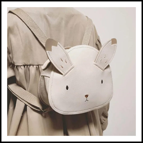 Kids Beige Bunny Bag