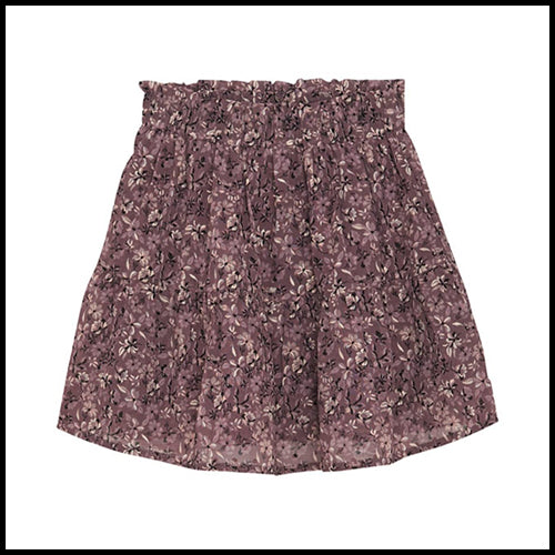 Floral Print Girls Skirt 4T