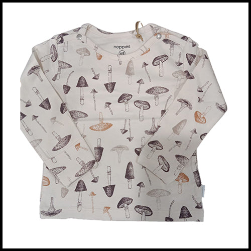 Noppies Long Sleeve Top -Mushroom print