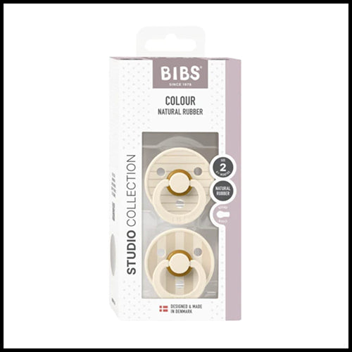 BIBS Colour Studio Block 2pk vailla/Ivory 6-18mth