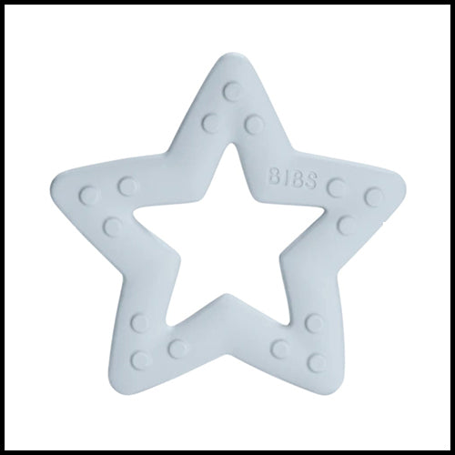 BIBS Baby Star Teether  -Blue