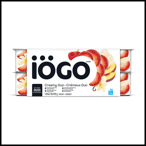 IOGO Creamy Duo Yogurt 1.5%  16 x100g