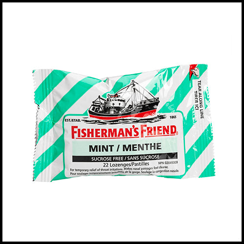 Fisherman's Friend Sucrose Free Mint Lozenges 22ea