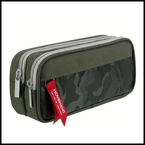 Large Capacity Pencil Case - Green