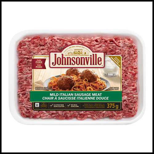 Johnsonville Mild Italian Sausage Meat 375g